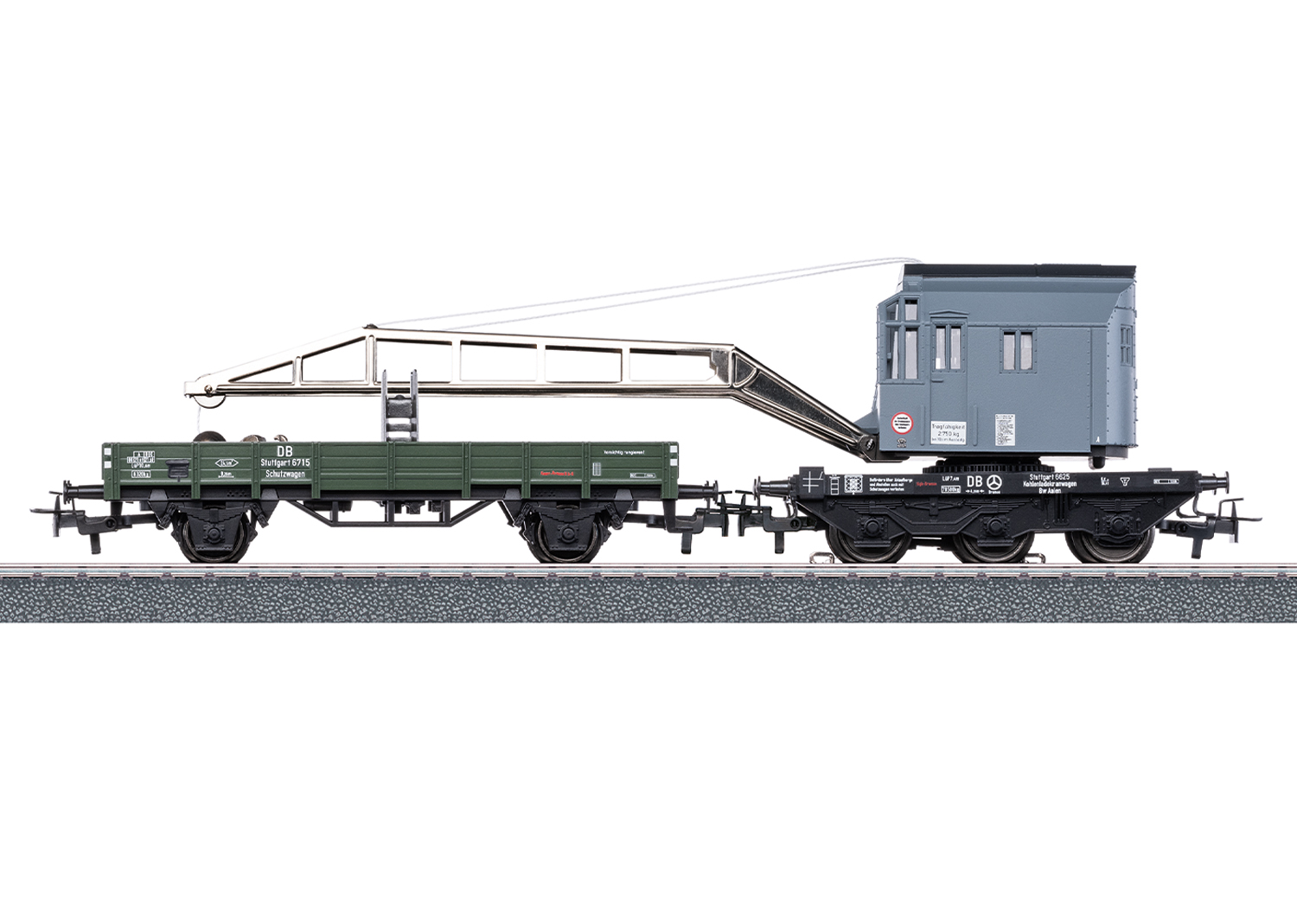 Märklin 46719 DB Kranwagen-Set mit Digital-Funktionen 