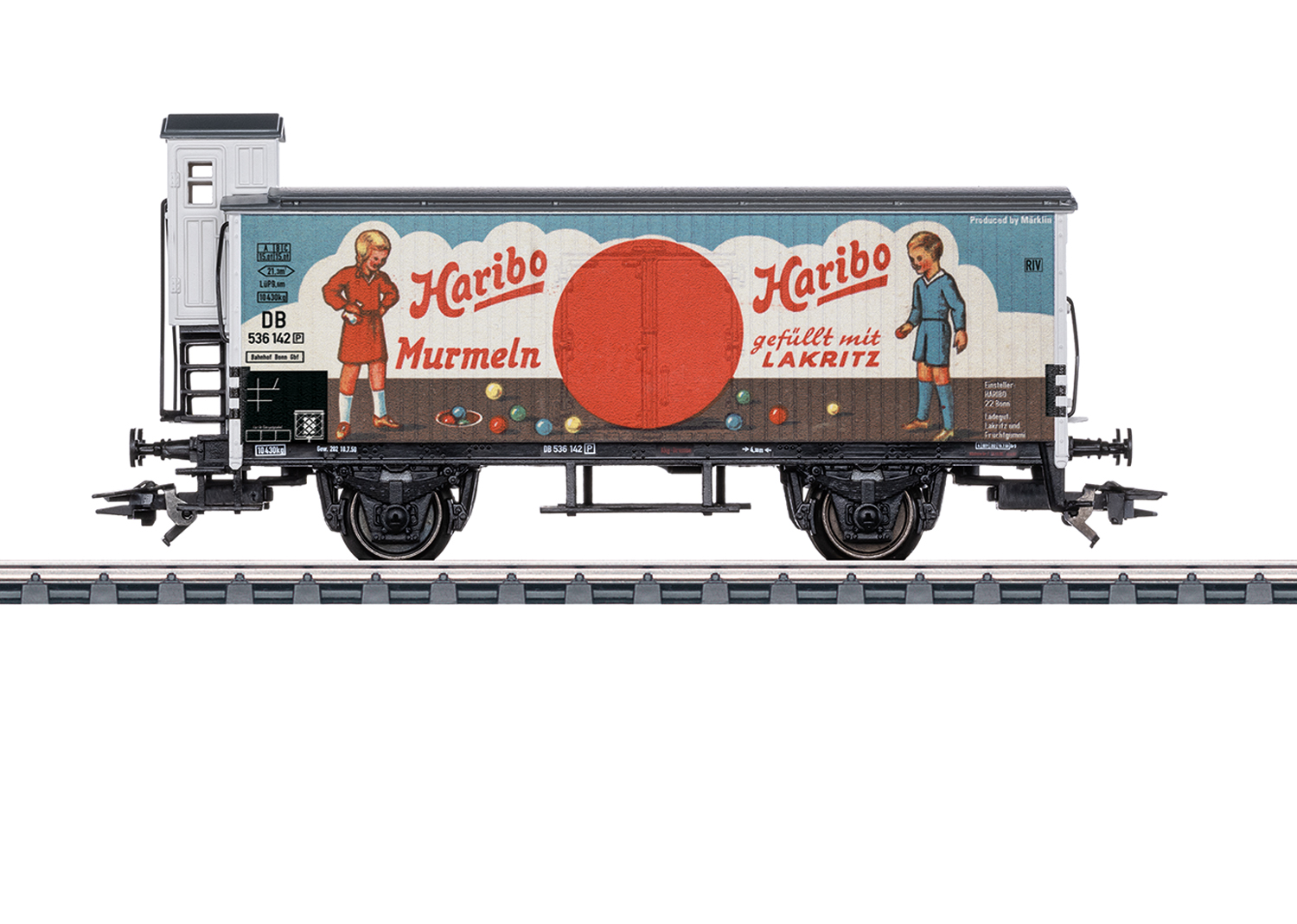 Märklin 48900 DB Haribo Kühlwagen mit Bremserhaus 