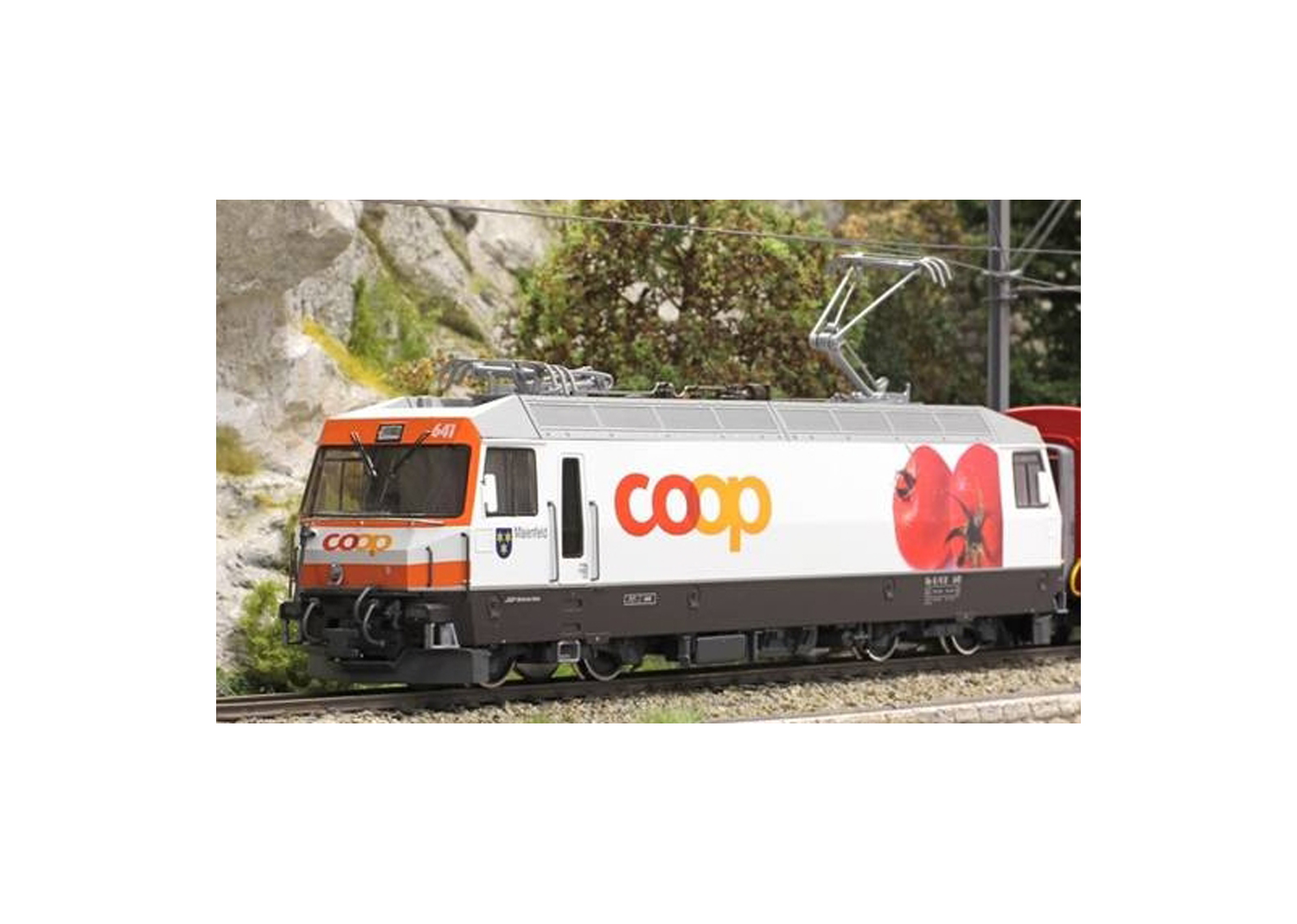 Bemo 1359171 RhB Ge 4/4 III 641 Maienfeld Werbelok Coop 