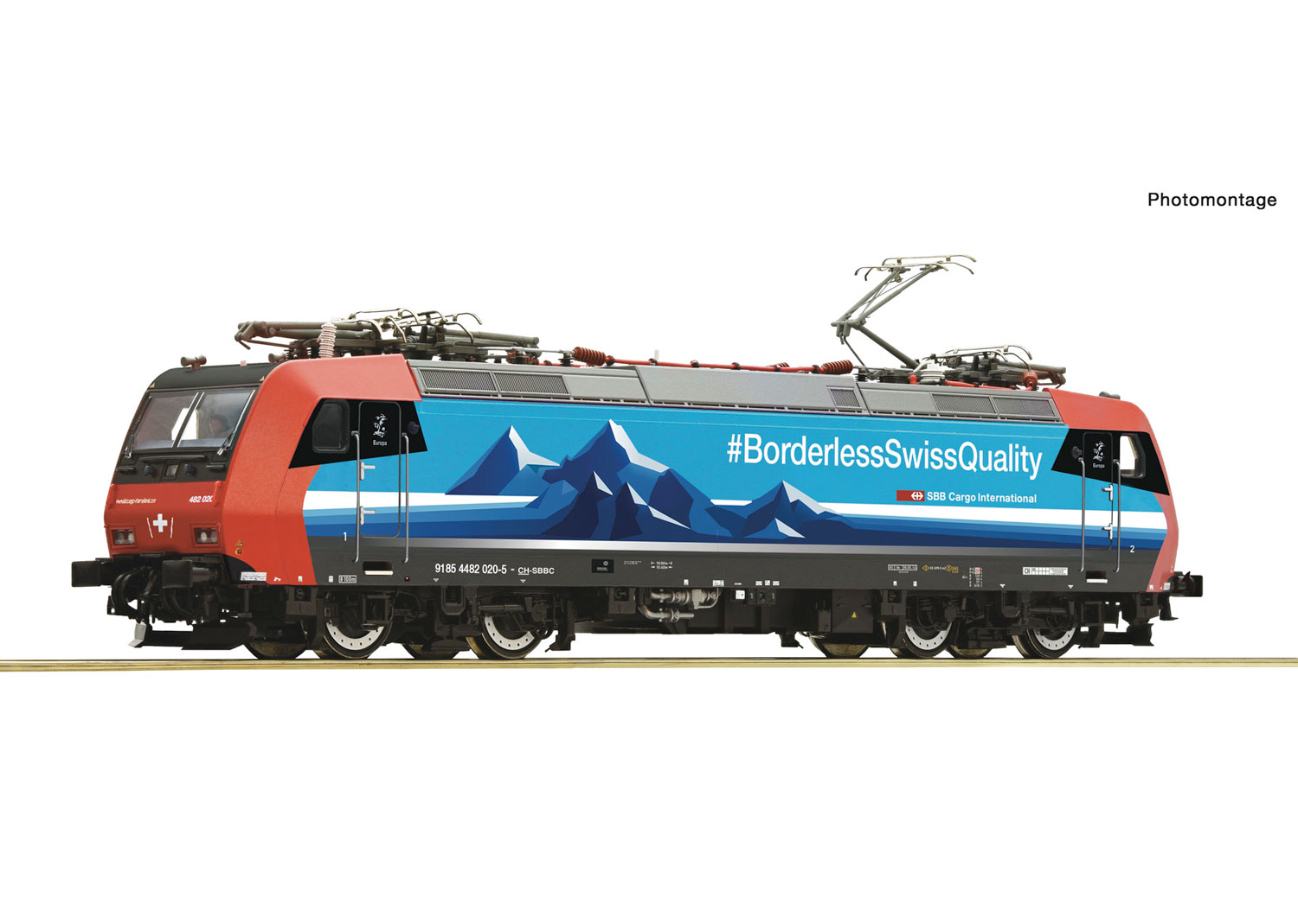Roco 7510169 SBB E-Lokomotive 482 Cargo Intern. DCC 
