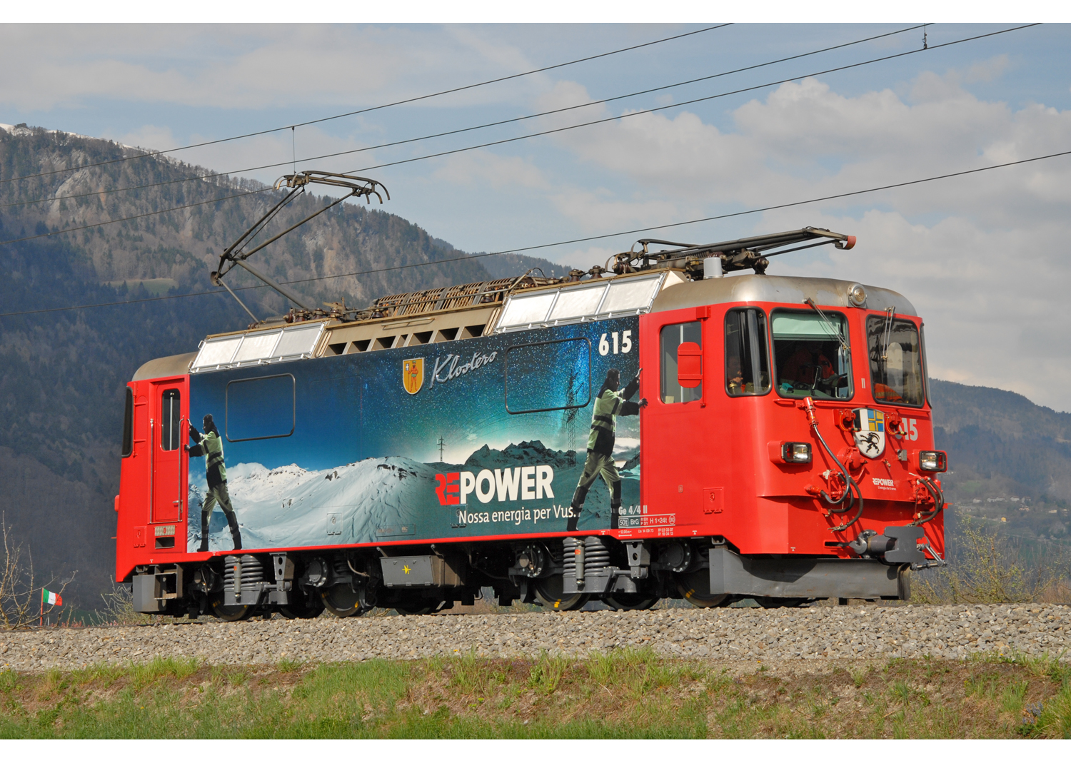 MDS 60008-S N-RhB-Elok Ge4/4II 615 Klosters, RE-Power - Winter, Digital + Sound 