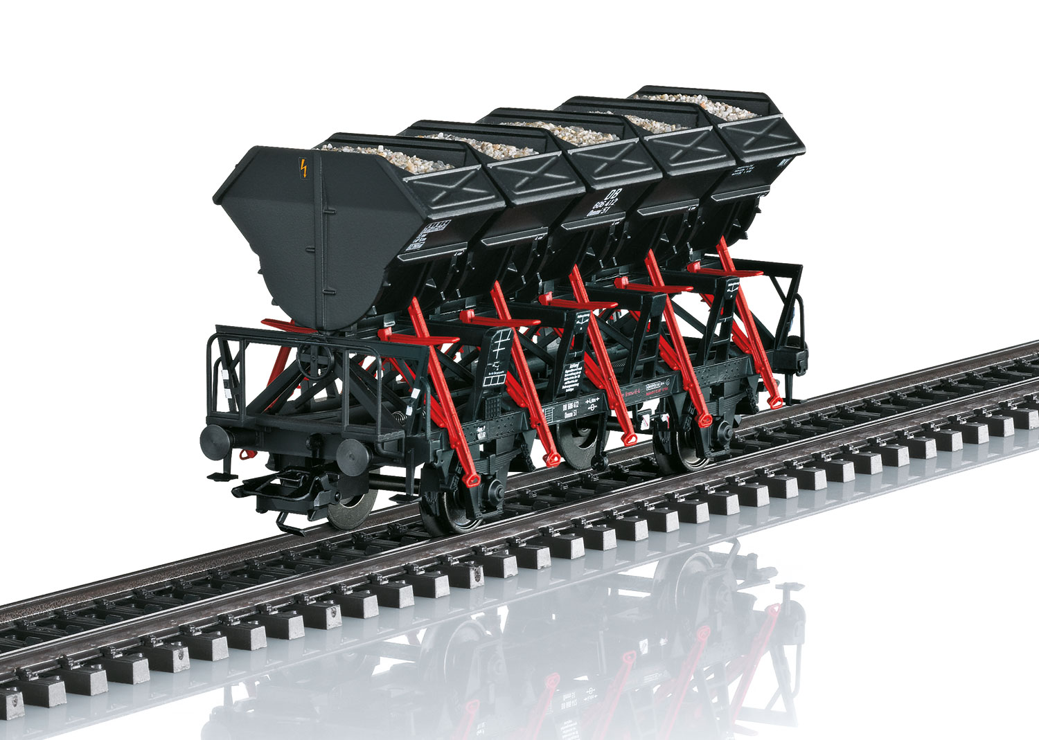 Märklin 46356 DB Muldenkippwagen-Set schwarz