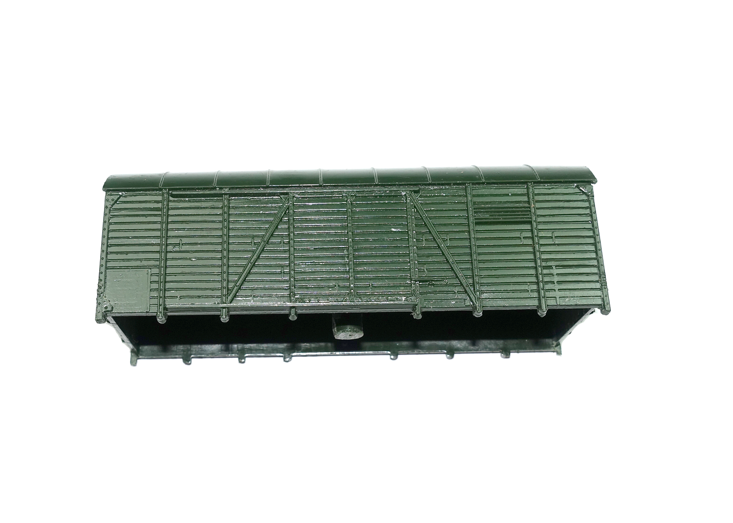 Buco H0 Güterwagen-Gehäuse Rohling, grün 