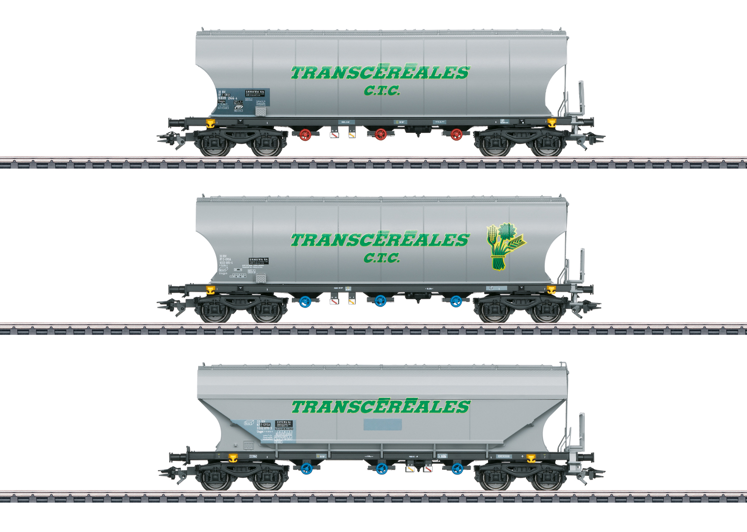 Märklin 46346 Ermewa Güterwagen-Set Getreidesilowagen  