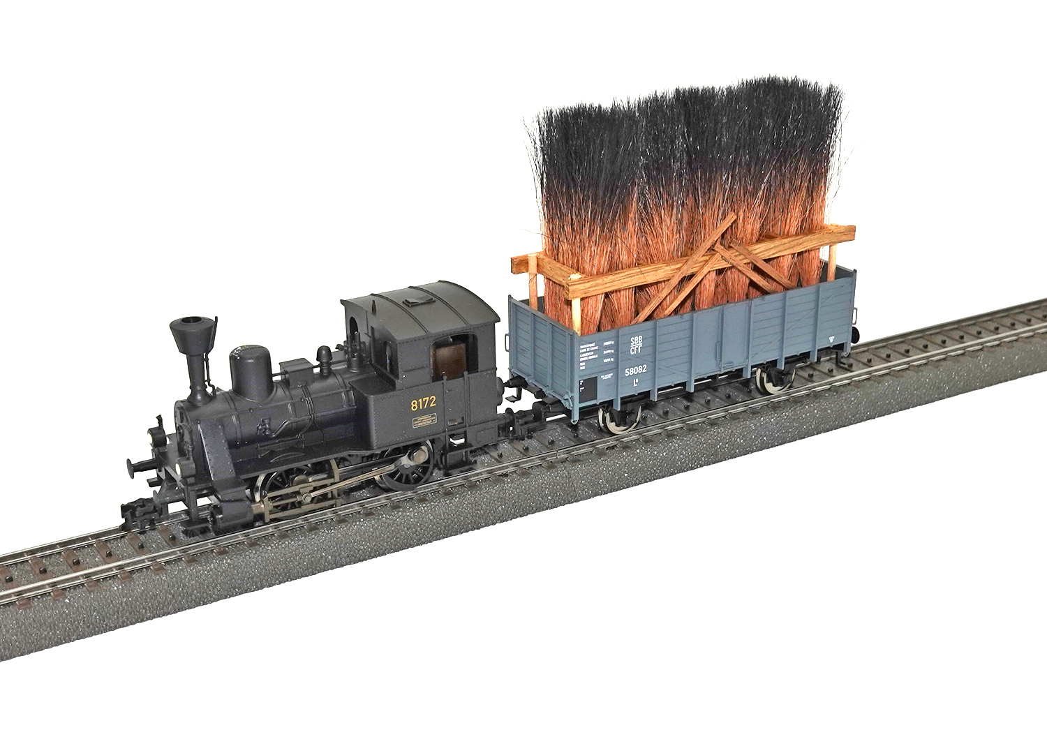 Fleischmann 874008 SBB Tunnelputzer-Zug 8172 DC 