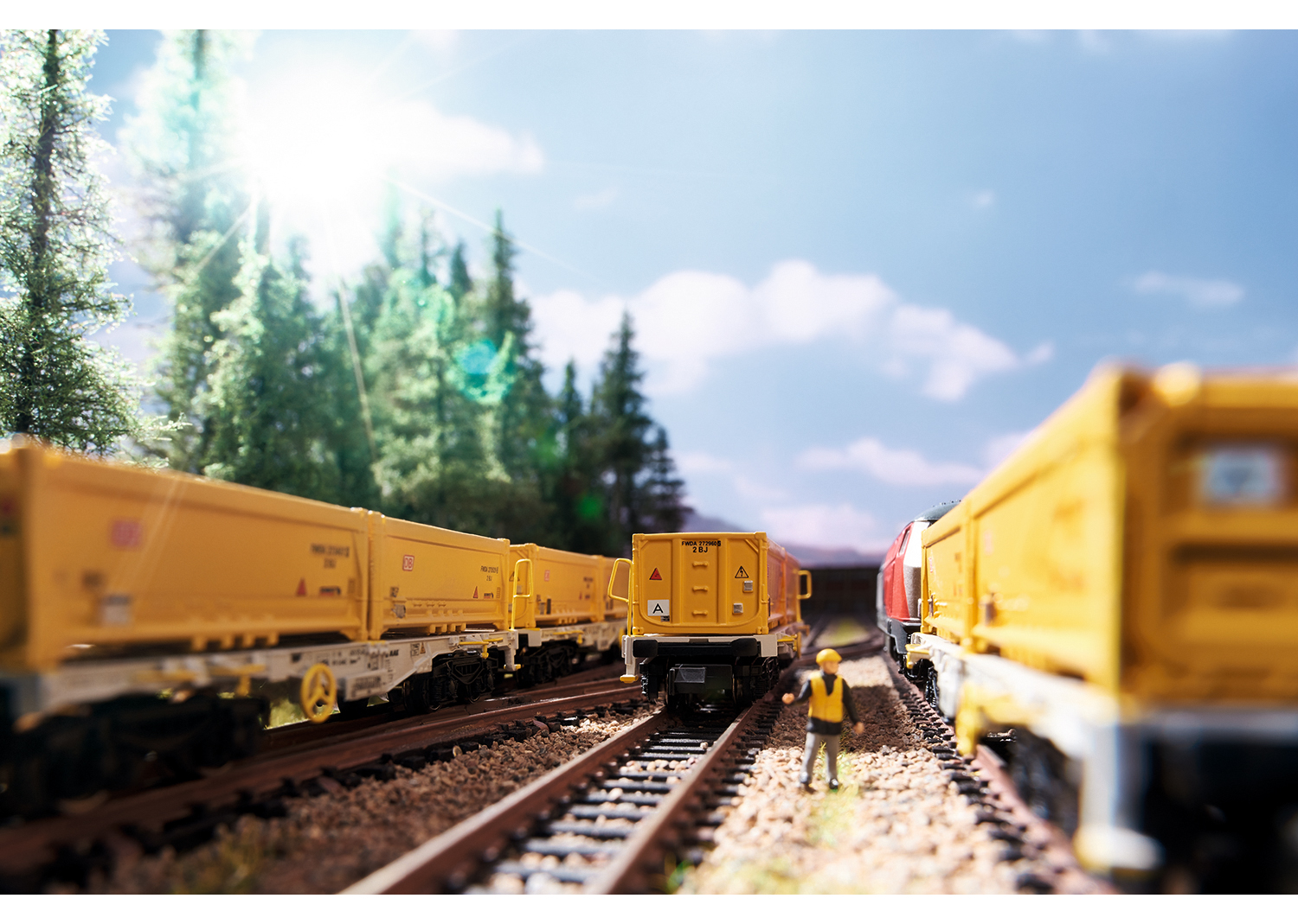 Minitrix 15075 Containertragwagen-Set 