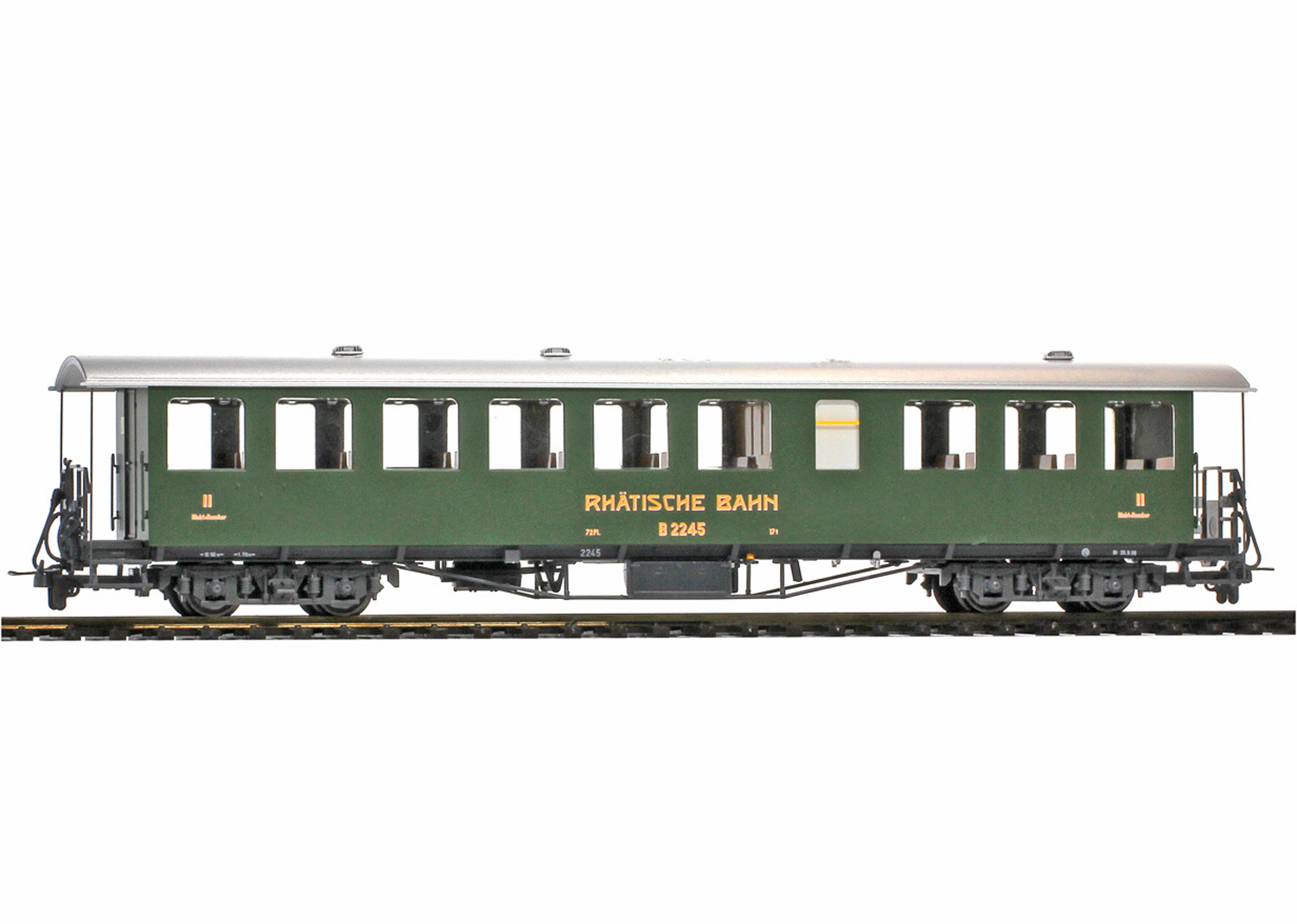Bemo 3235145 RhB B 2245 Nostalgie-Plattformwagen 