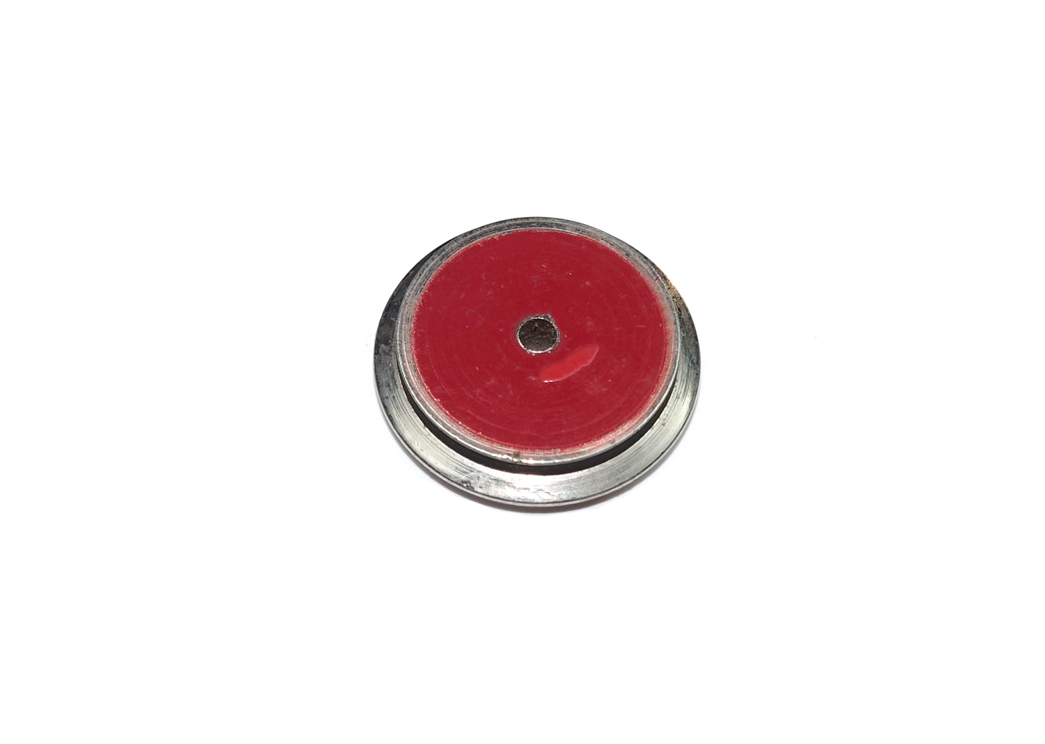 Buco H0 Lokrad rot mit Zahnrad und Haftreifen 
